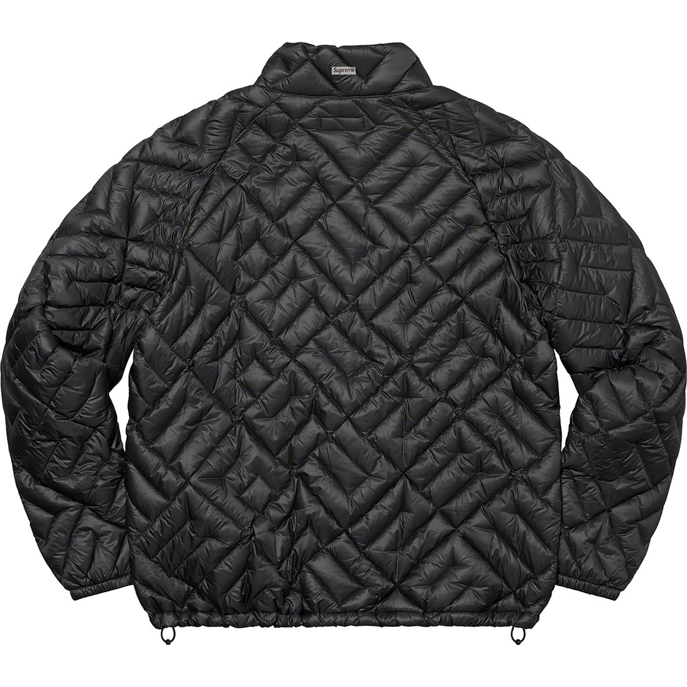 Spellout Quilted Lightweight Down Jacket view 4